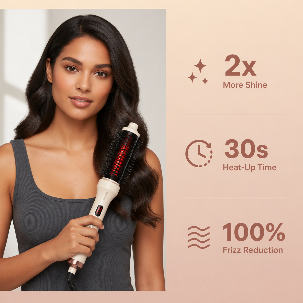 Brosse Chauffante