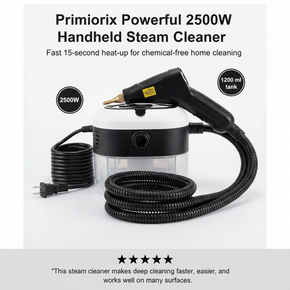 Powerful 2500W Handheld Steam Cleaner